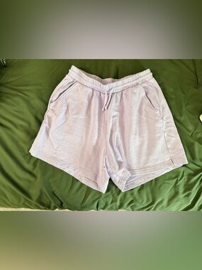 Old Navy Light Lavender Athletic Drawstring Sweat Shorts